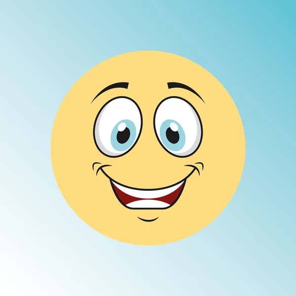 Emoticon design del viso — Vettoriale Stock