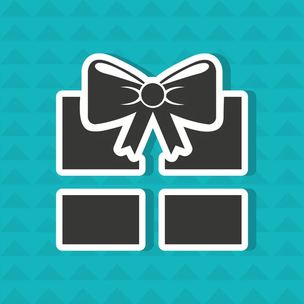 Gift box design — Stock Vector