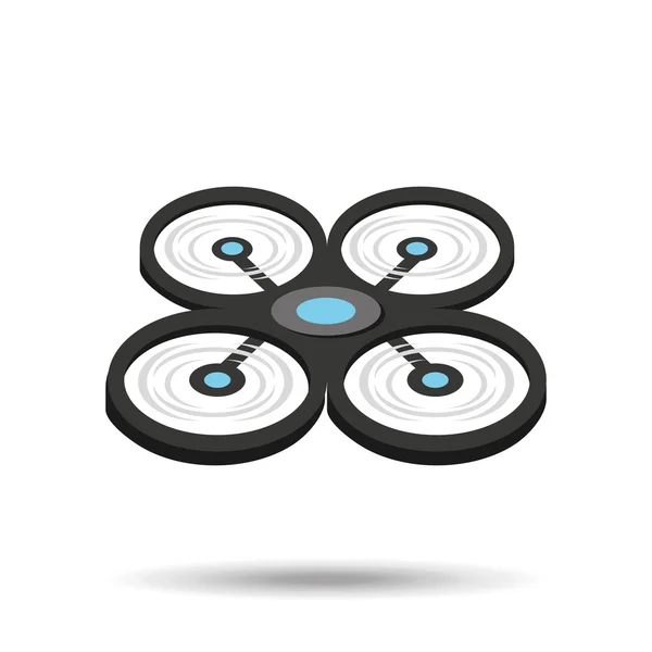 Diseño de tecnología de drones — Vector de stock