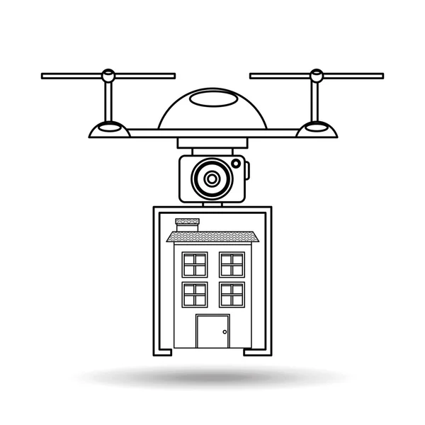 Drone technology design — Stock Vector