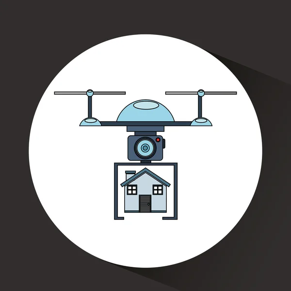 Drone technology design — Stock Vector