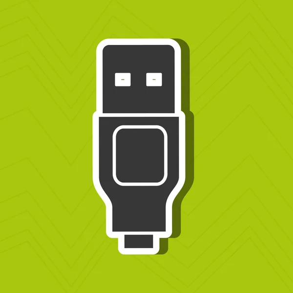 Usb 接続の設計 — ストックベクタ