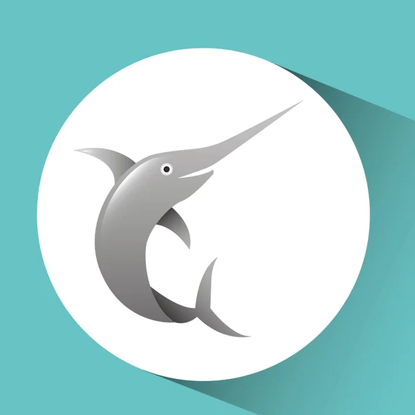 Ryby ikony designu — Stockový vektor