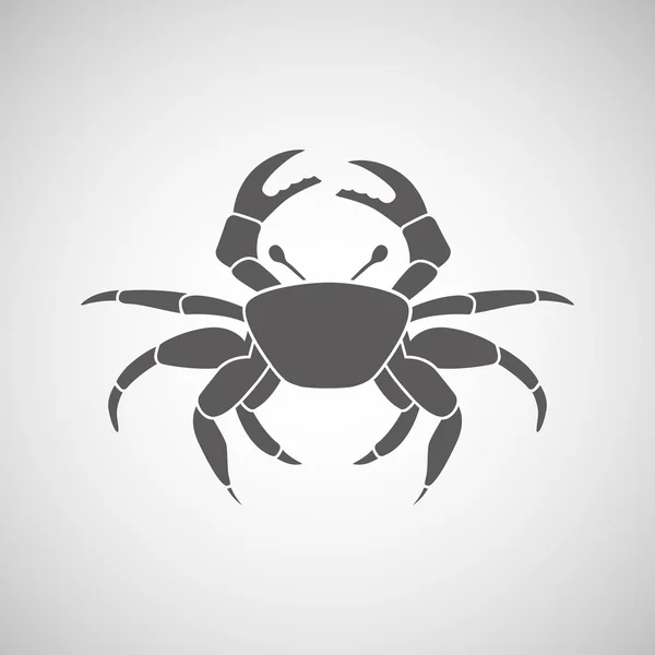 Krab ikony designu — Stockový vektor