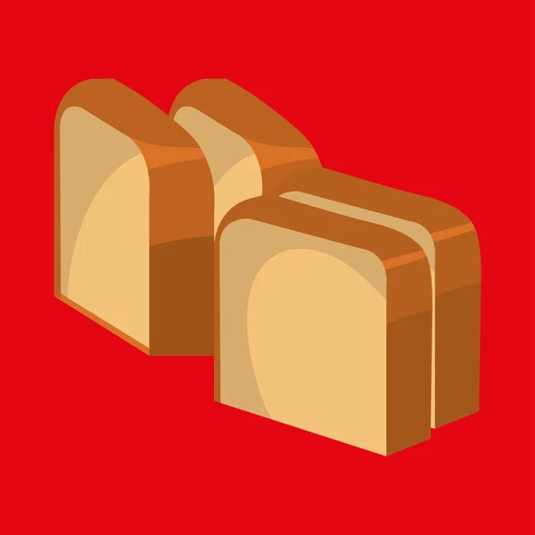 Diseño de productos de panadería — Vector de stock