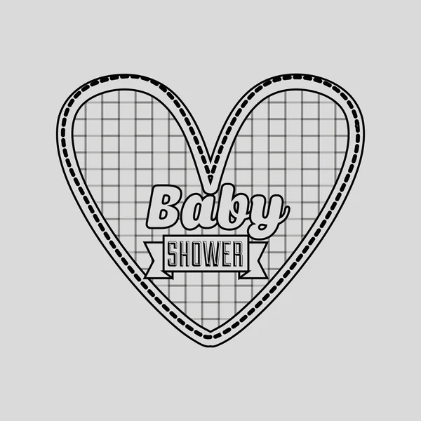 Baby douche ontwerp — Stockvector