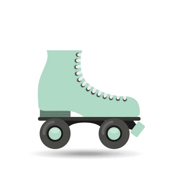 Skate design rétro — Image vectorielle