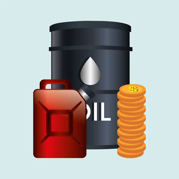 油価格のデザイン — ストックベクタ