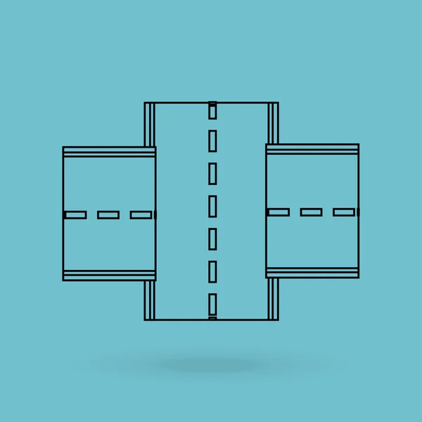 Conception de panneaux routiers — Image vectorielle