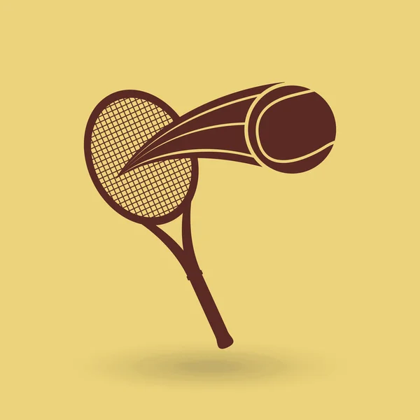 Disegno di sport di tennis — Vettoriale Stock