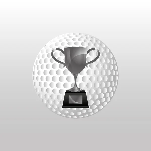 Trophy icon design — Stock Vector
