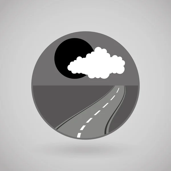 Verkeersbord ontwerpen — Stockvector