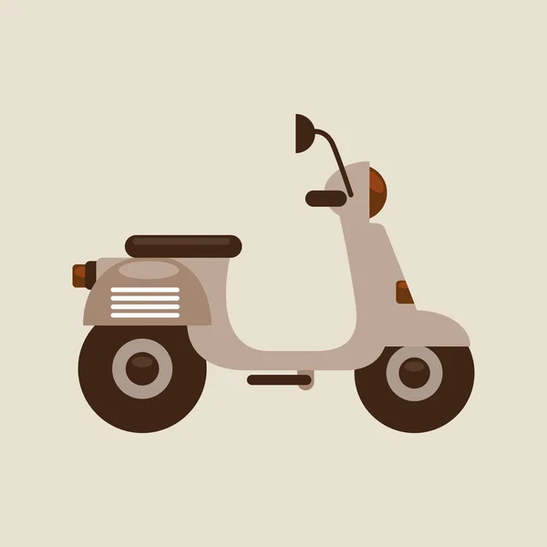 Motocyklové ikony designu — Stockový vektor