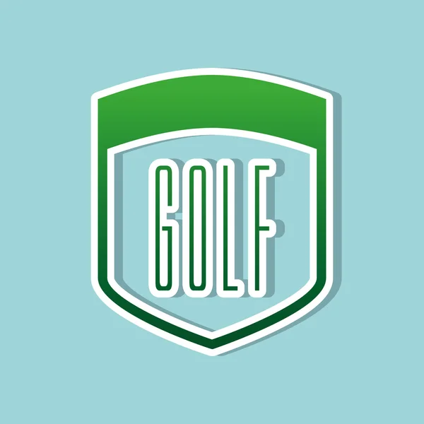 ゴルフクラブ設計 — ストックベクタ