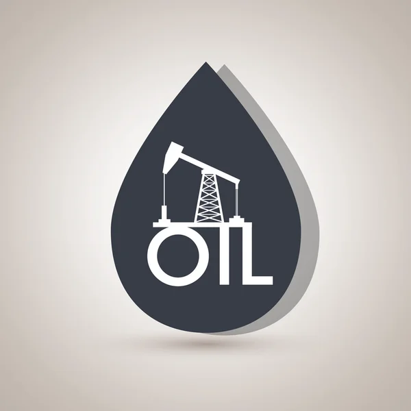 Oil industry design — Stock Vector