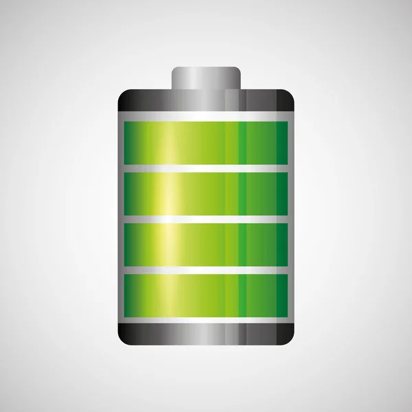 Battery power design — Stock Vector