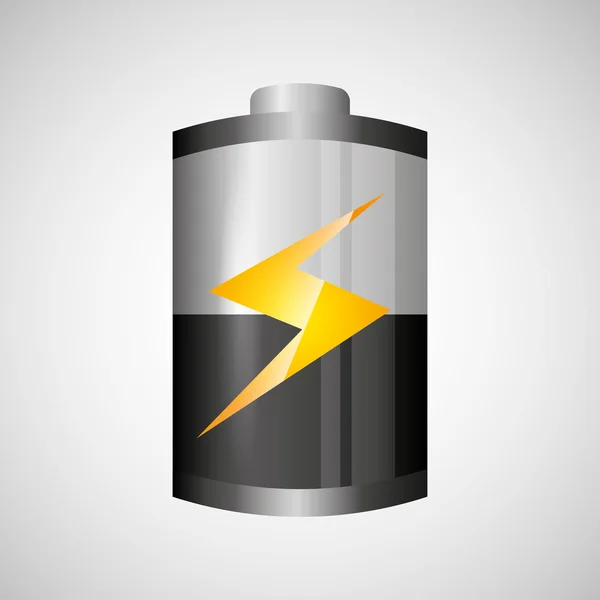 Design napájení baterie — Stockový vektor