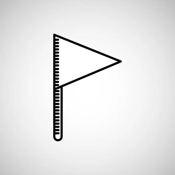 Flaga ikona designu — Wektor stockowy