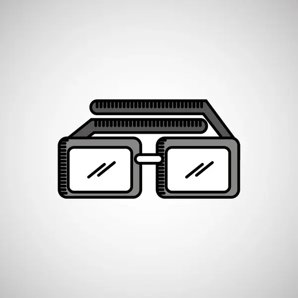 Icon дизайн окуляри — стоковий вектор