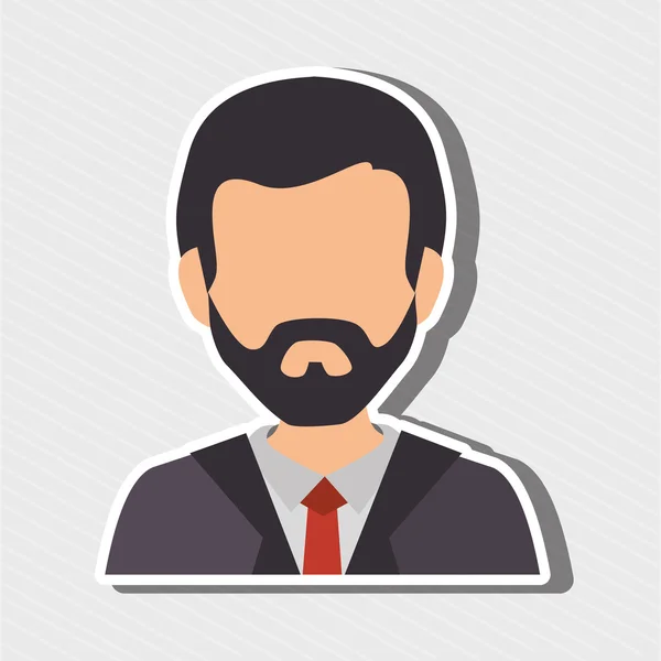 Design pessoa avatar — Vetor de Stock