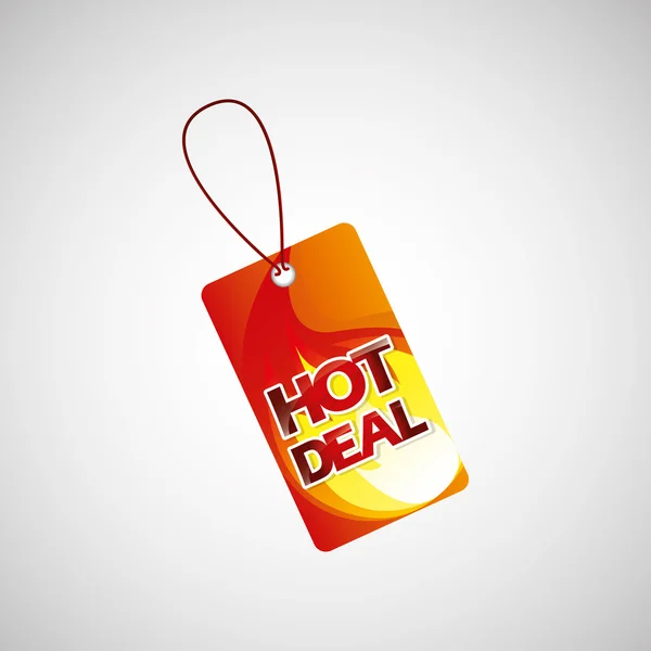 Hot deals design — Stock vektor