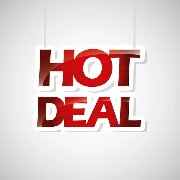 Hot deals ontwerp — Stockvector