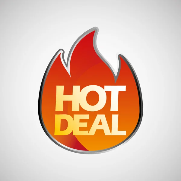 Hot deals ontwerp — Stockvector