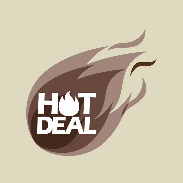 Hot deals design — Stock vektor