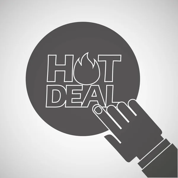 Hot deals design — Stock vektor