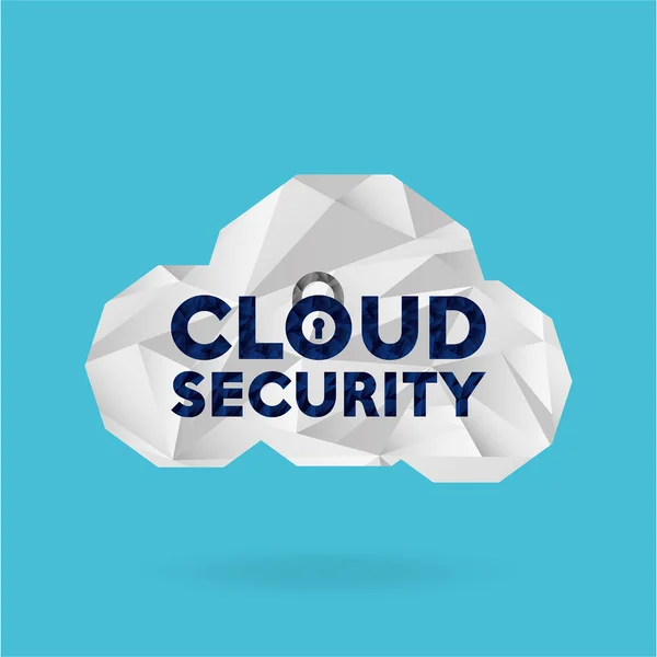 Cloud-Sicherheitsdesign — Stockvektor