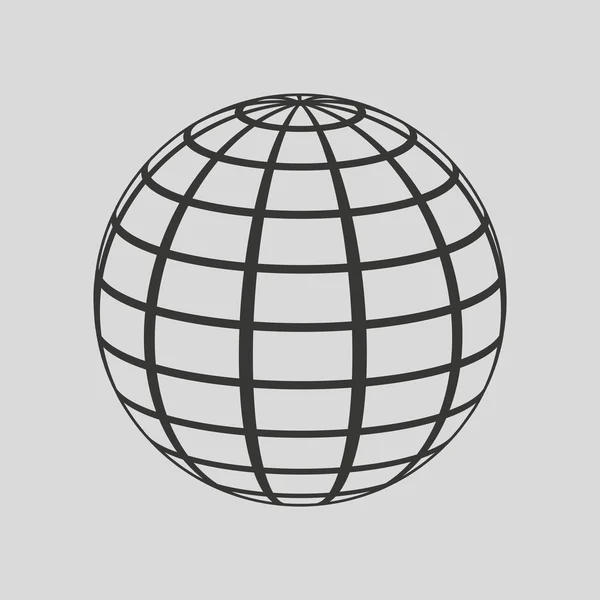 Sphere icon design — Stock Vector