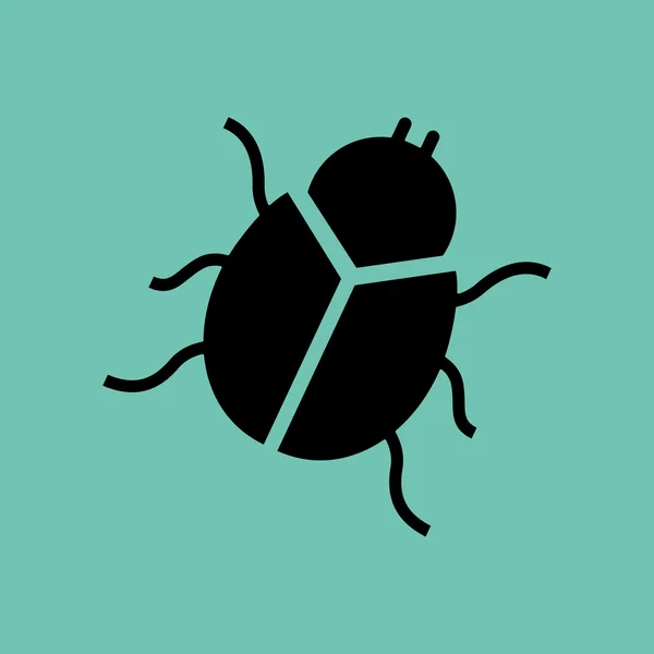 Bug icon design — Stock Vector