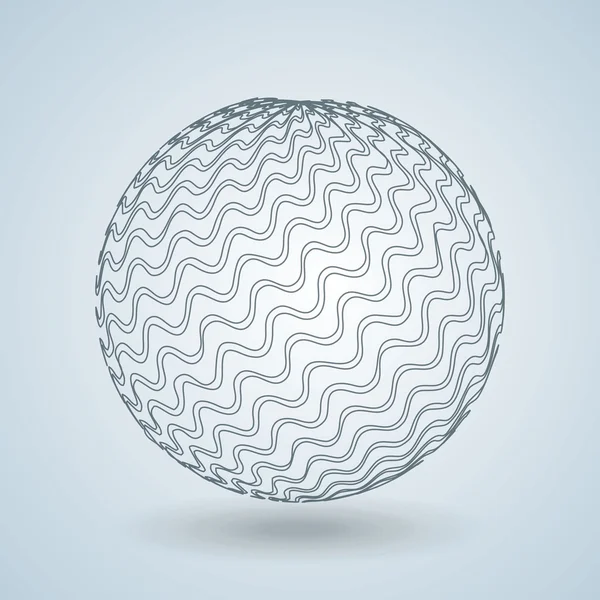 Sphere icon design — Stock Vector