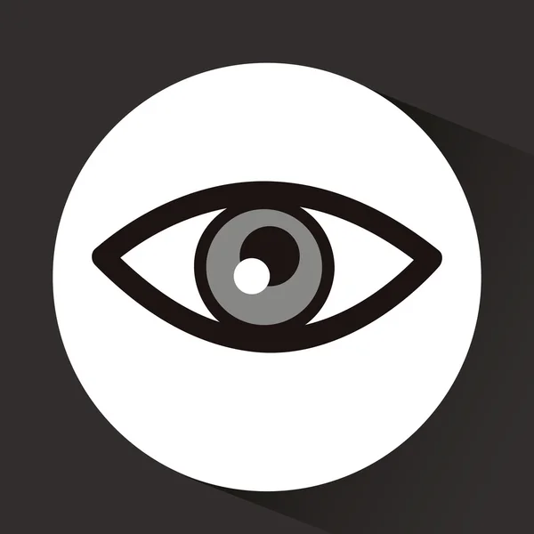 Diseño del icono del ojo — Vector de stock