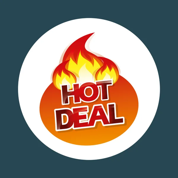 Design offerte calde — Vettoriale Stock