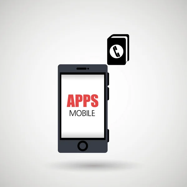 App mobil tasarım — Stok Vektör