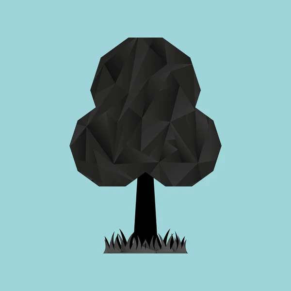 Tree isolated design — Stock Vector