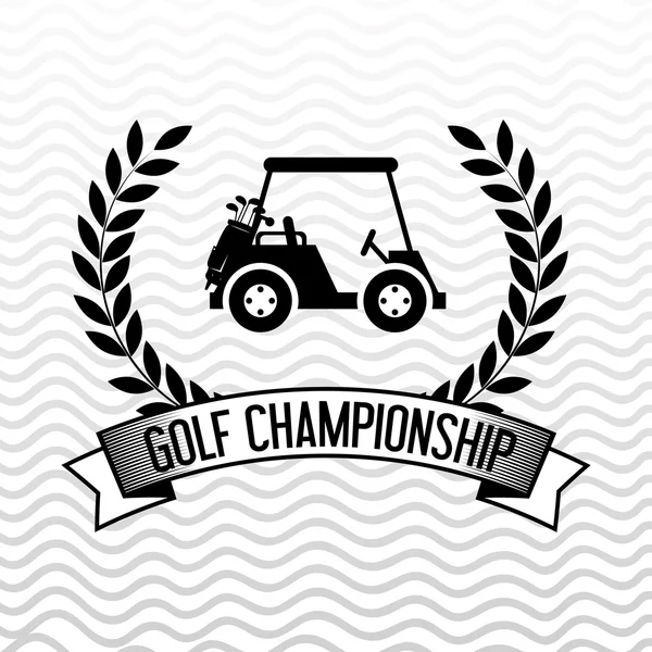 Design campionato di golf — Vettoriale Stock