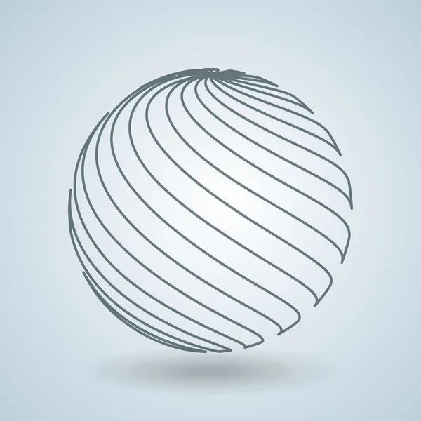 Design de ícone de esfera — Vetor de Stock