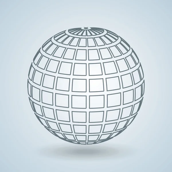 Sphere icon design — Stock Vector