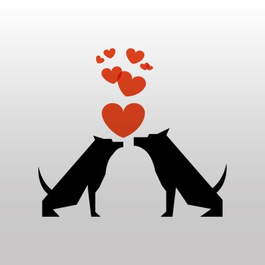 evde beslenen hayvan kaygı konsept tasarımı