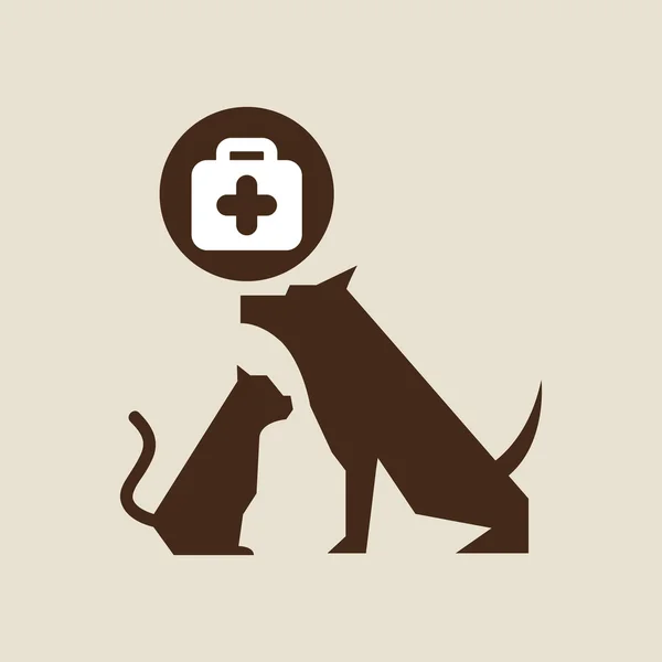 Diseño de concepto de cuidado de mascotas — Archivo Imágenes Vectoriales