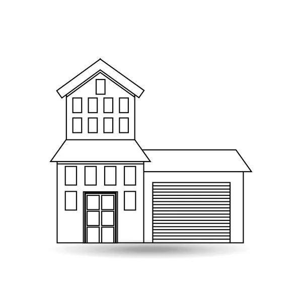 House simgesi tasarım — Stok Vektör
