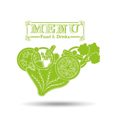 menü lezzetli yiyecek tasarımı