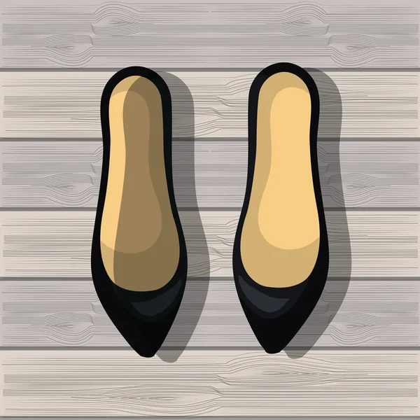 Schoenen voor vrouw ontwerp — Stockvector