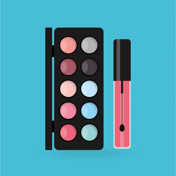 Make-up terméktervezés — Stock Vector