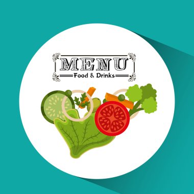 menü lezzetli yiyecek tasarımı