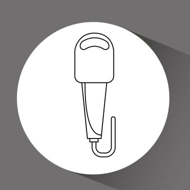 Retro parti simgesi tasarım