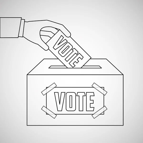 Election Day ontwerp — Stockvector