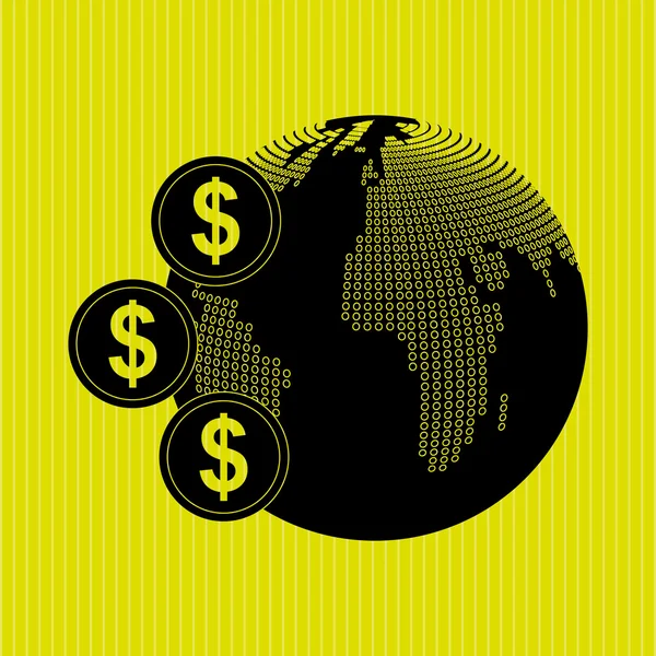 Diseño de economía global — Vector de stock